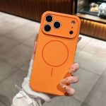 Liquid Silicone Magsafe Case- Orange