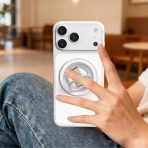 Dual Magnetic Phone Stand & Ring Grip|Ultra-Slim 360° Rotatable MagSafe Compatible Desk Kickstand for iPhone & Android - Image 10