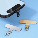 Ultra-Thin Stainless Steel Phone Lanyard Tab | 360° Swivel Anti-Drop Case Insert - Image 3