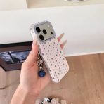Purple Pastel Star & Moon Pattern Phone Case with Charm- iPhone 17 Pro Max - Image 2