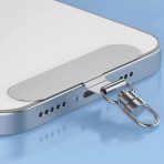 Ultra-Thin Stainless Steel Phone Lanyard Tab | 360° Swivel Anti-Drop Case Insert - Image 4