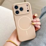 Liquid Silicone Magsafe Case- Light Brown