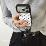 Black Star Phone Case With Wrist Strap - Image 2