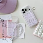 Starry Lilac Gingham See-Through iPhone 17 Pro Max Charmed Case - Image 2