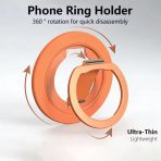 Dual Magnetic Phone Stand & Ring Grip|Ultra-Slim 360° Rotatable MagSafe Compatible Desk Kickstand for iPhone & Android - Image 5