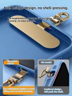 Ultra-Thin Stainless Steel Phone Lanyard Tab | 360° Swivel Anti-Drop Case Insert - Image 8